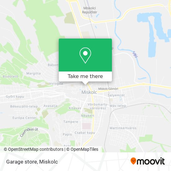 Garage store map