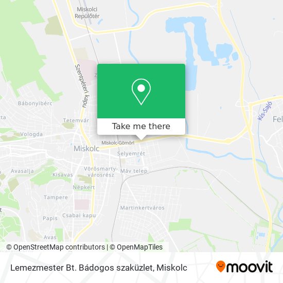Lemezmester Bt. Bádogos szaküzlet map