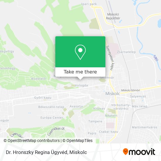 Dr. Hronszky Regina Ügyvéd map