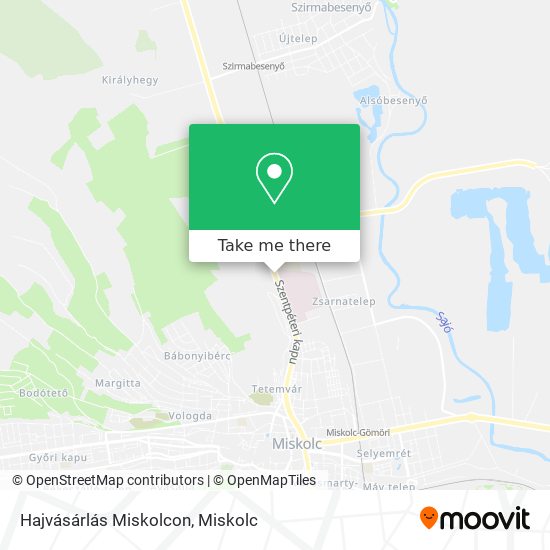 Hajvásárlás Miskolcon map