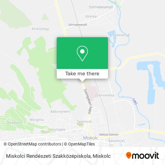 Miskolci Rendészeti Szakközépiskola map