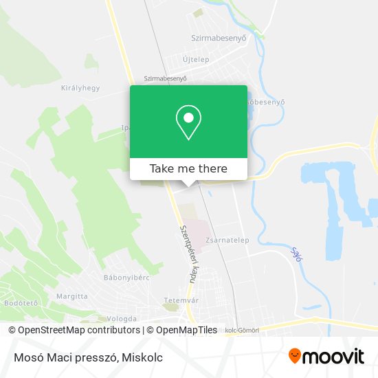 Mosó Maci presszó map