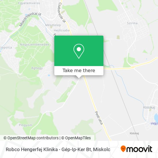 Robco Hengerfej Klinika - Gép-Ip-Ker Bt map