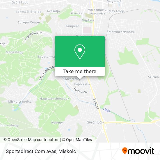 Sportsdirect.Com avas map