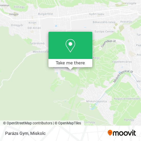 Parázs Gym map