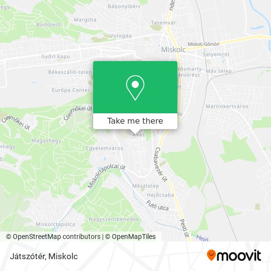 Játszótér map