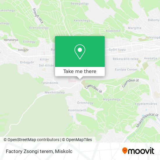 Factory Zsongi terem map