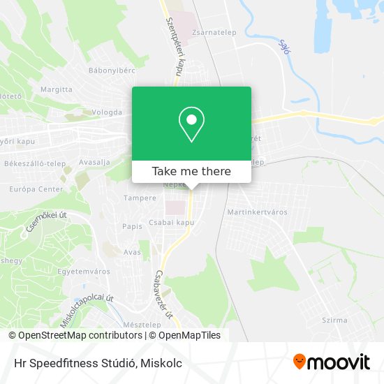 Hr Speedfitness Stúdió map