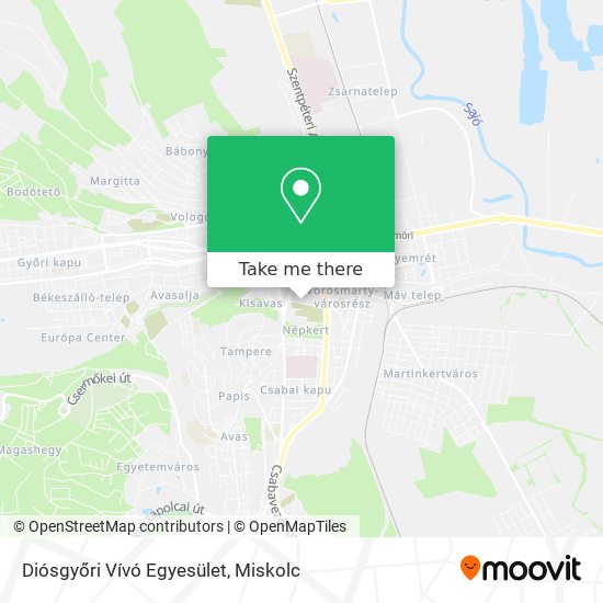 Diósgyőri Vívó Egyesület map