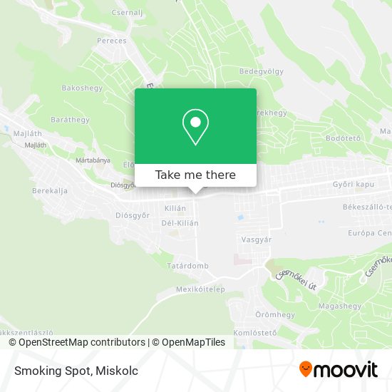 Smoking Spot map