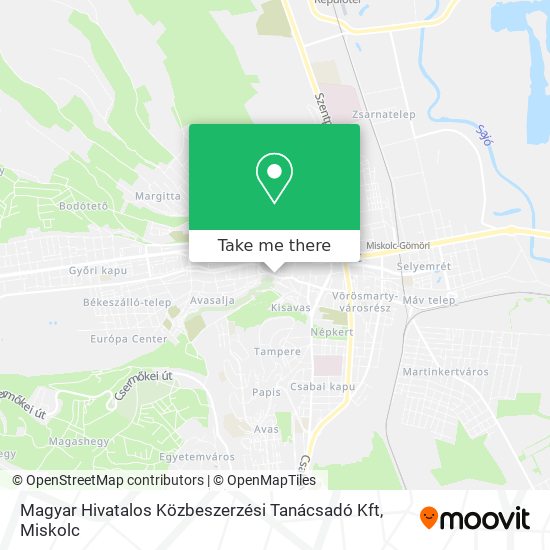 Magyar Hivatalos Közbeszerzési Tanácsadó Kft map