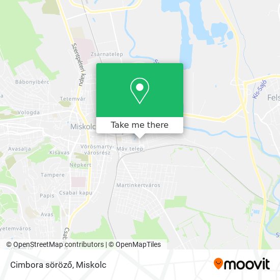 Cimbora söröző map