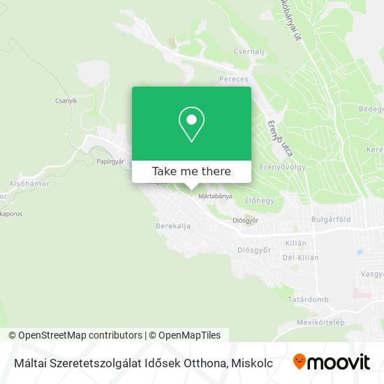 Máltai Szeretetszolgálat Idősek Otthona map