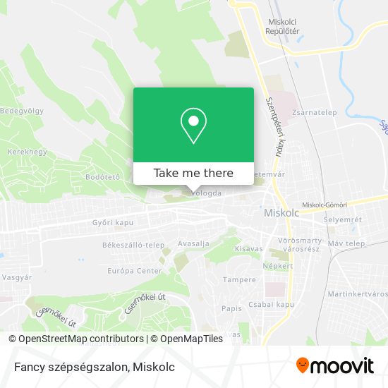 Fancy szépségszalon map