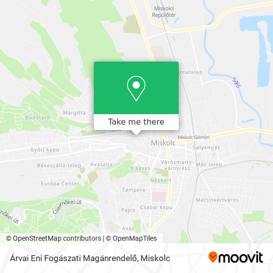 Árvai Eni Fogászati Magánrendelő map