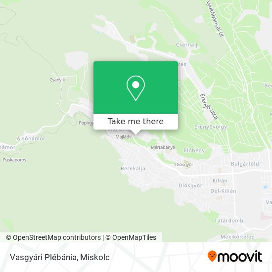 Vasgyári Plébánia map