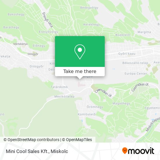 Mini Cool Sales Kft. map