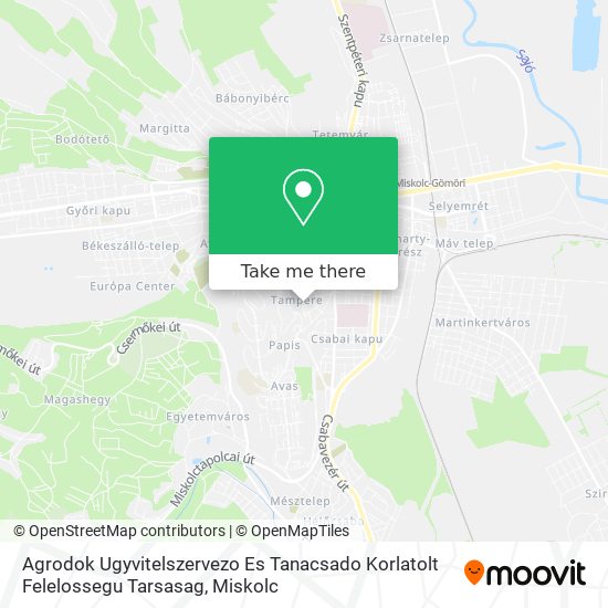 Agrodok Ugyvitelszervezo Es Tanacsado Korlatolt Felelossegu Tarsasag map