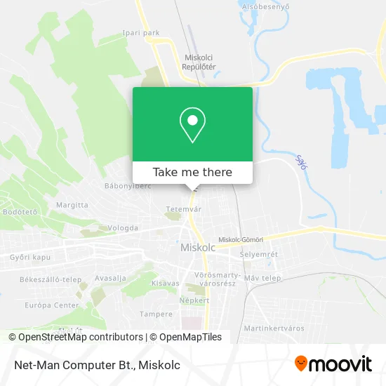 Net-Man Computer Bt. map