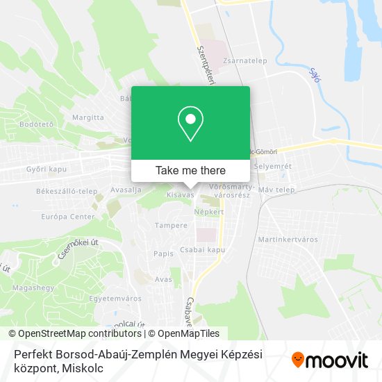 Perfekt Borsod-Abaúj-Zemplén Megyei Képzési központ map