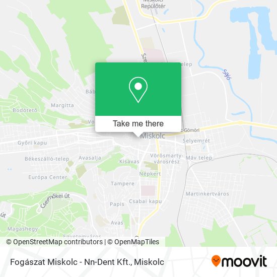 Fogászat Miskolc - Nn-Dent Kft. map