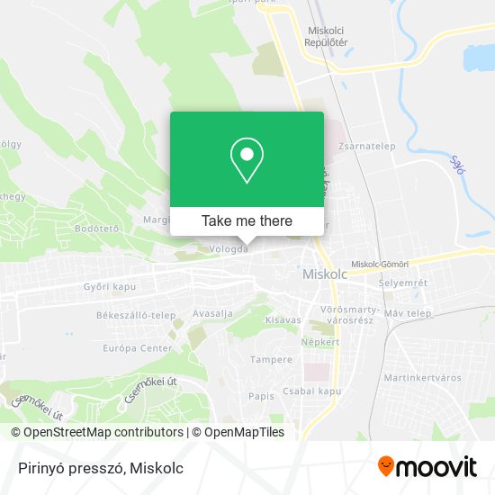 Pirinyó presszó map