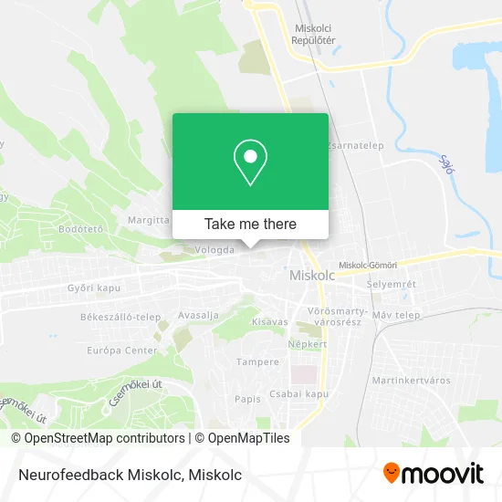 Neurofeedback Miskolc map