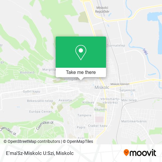 E'ma'Sz-Miskolc U:Szi map