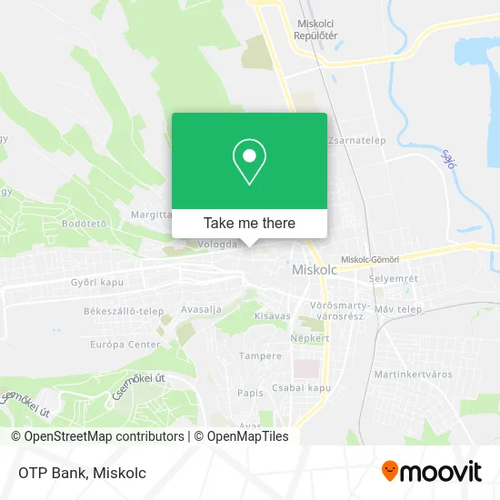 OTP Bank map