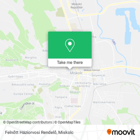 Felnőtt Háziorvosi Rendelő map