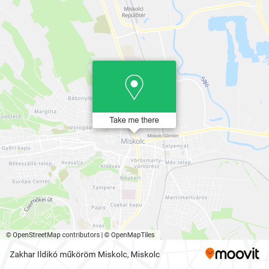 Zakhar Ildikó műköröm Miskolc map