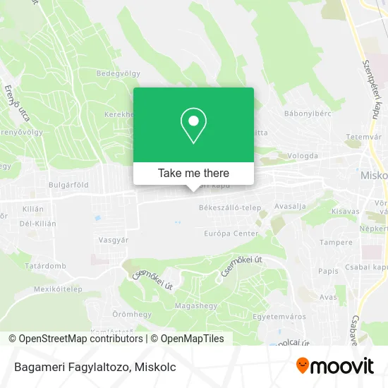 Bagameri Fagylaltozo map