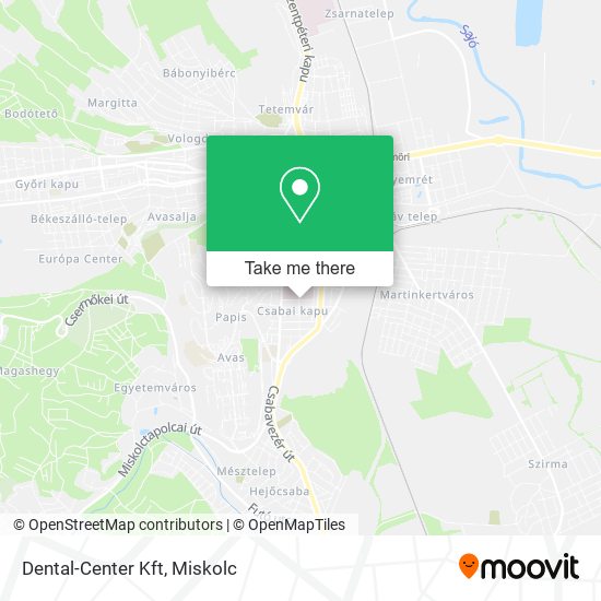 Dental-Center Kft map