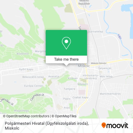 Polgármesteri Hivatal (Ügyfélszolgálati iroda) map