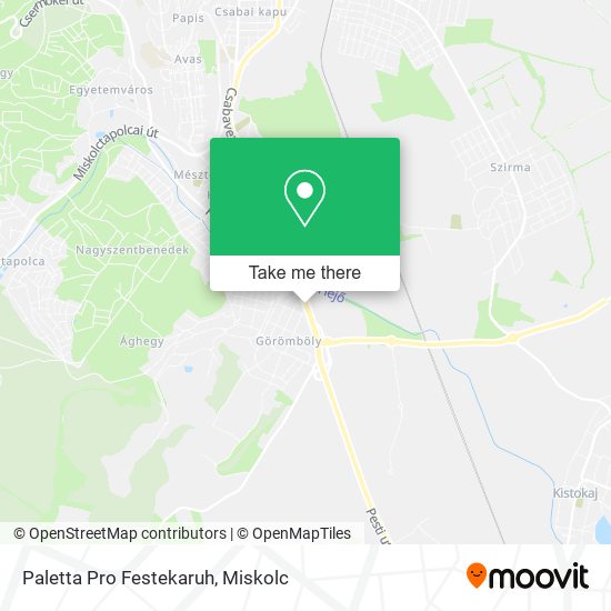 Paletta Pro Festekaruh map