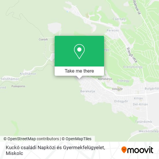 Kuckó családi Napközi és Gyermekfelügyelet map
