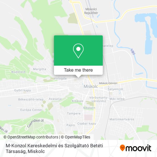 M-Konzol Kereskedelmi és Szolgáltató Betéti Társaság map