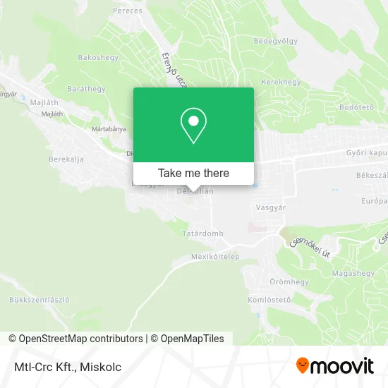 Mtl-Crc Kft. map
