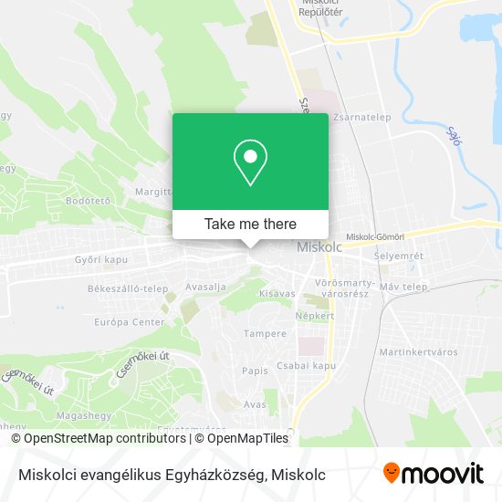 Miskolci evangélikus Egyházközség map
