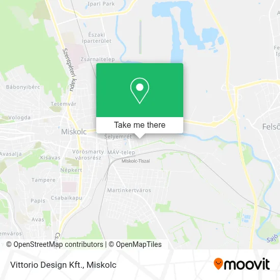 Vittorio Design Kft. map