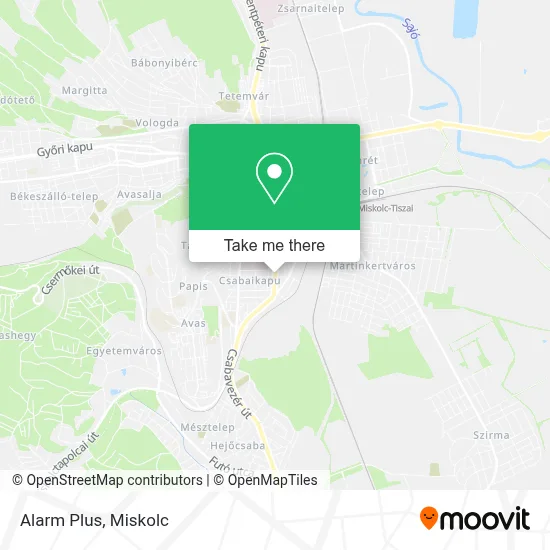 Alarm Plus map