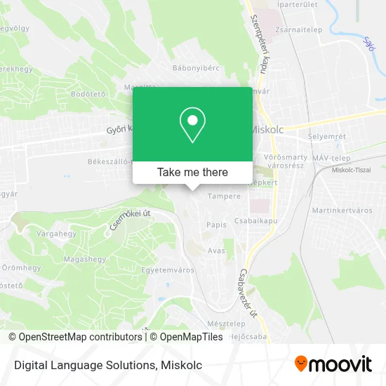 Digital Language Solutions map