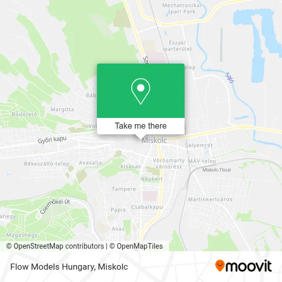 Flow Models Hungary map