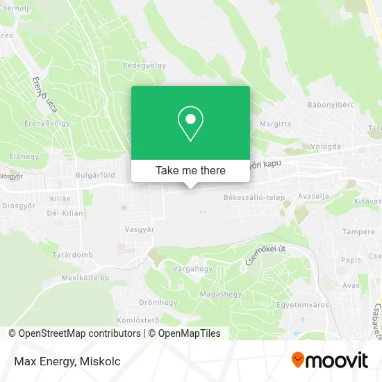 Max Energy map