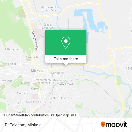 Pr-Telecom map