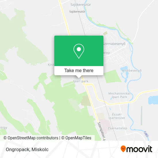 Ongropack map