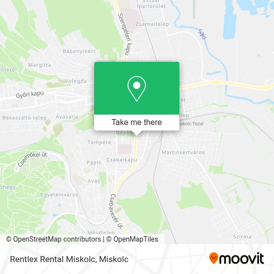 Rentlex Rental Miskolc map