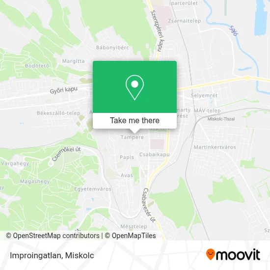Improingatlan map