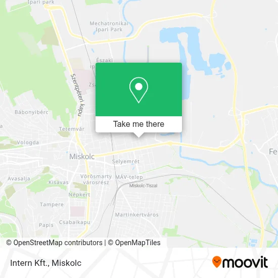 Intern Kft. map