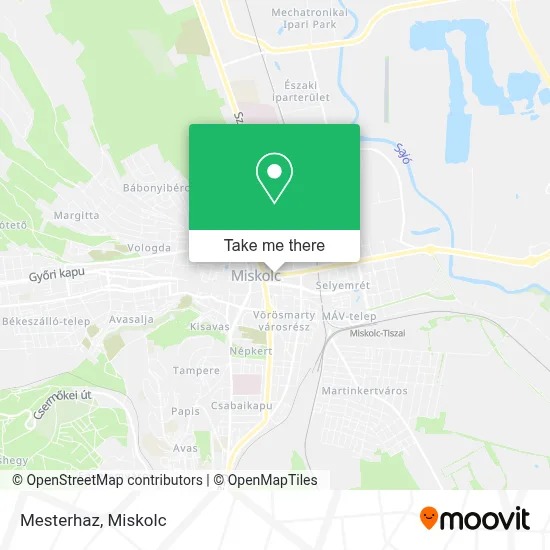 Mesterhaz map